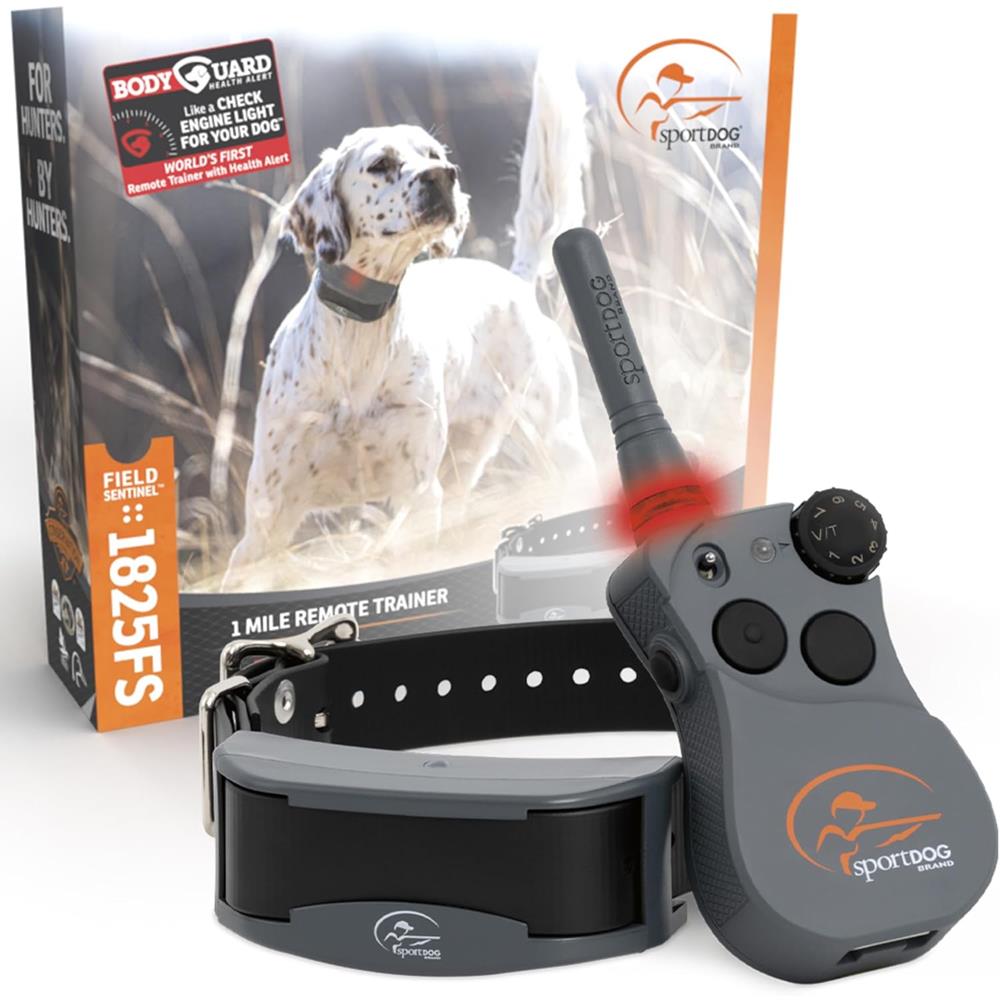 SportDOG Brand FieldSentinel 1825 Remote Trainer with Bodyguard Health Alerts