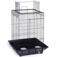 Clean Life Play Top Bird Cage - Red & Black