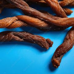 Braided Beef Jerky Dog Treats 4 count