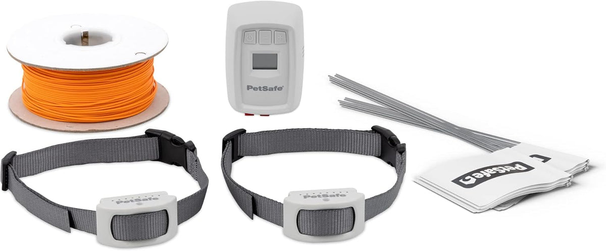 PetSafe Classic In-Ground Fence for Dogs and Cats - Includes TWO Waterproof Collars